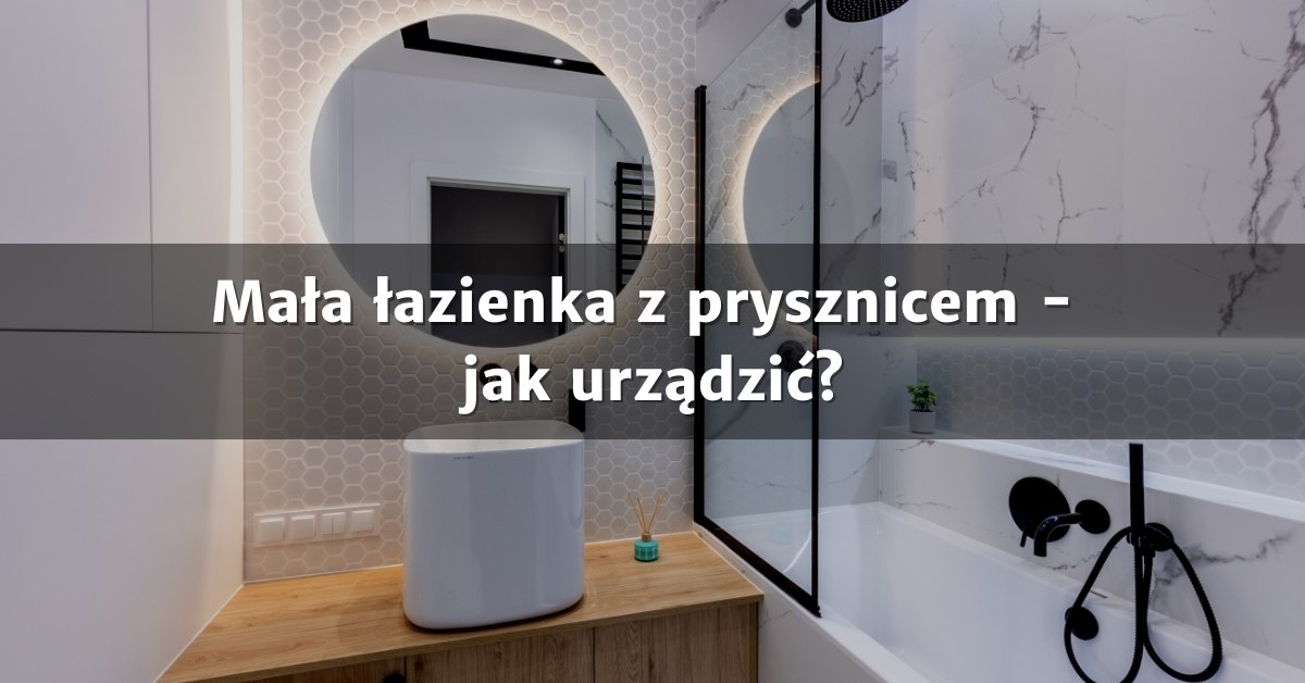 Mała łazienka z prysznicem