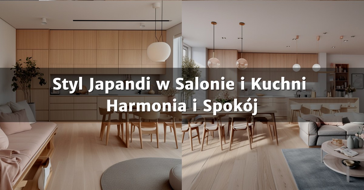 Styl Japandi w Kuchni i Salonie